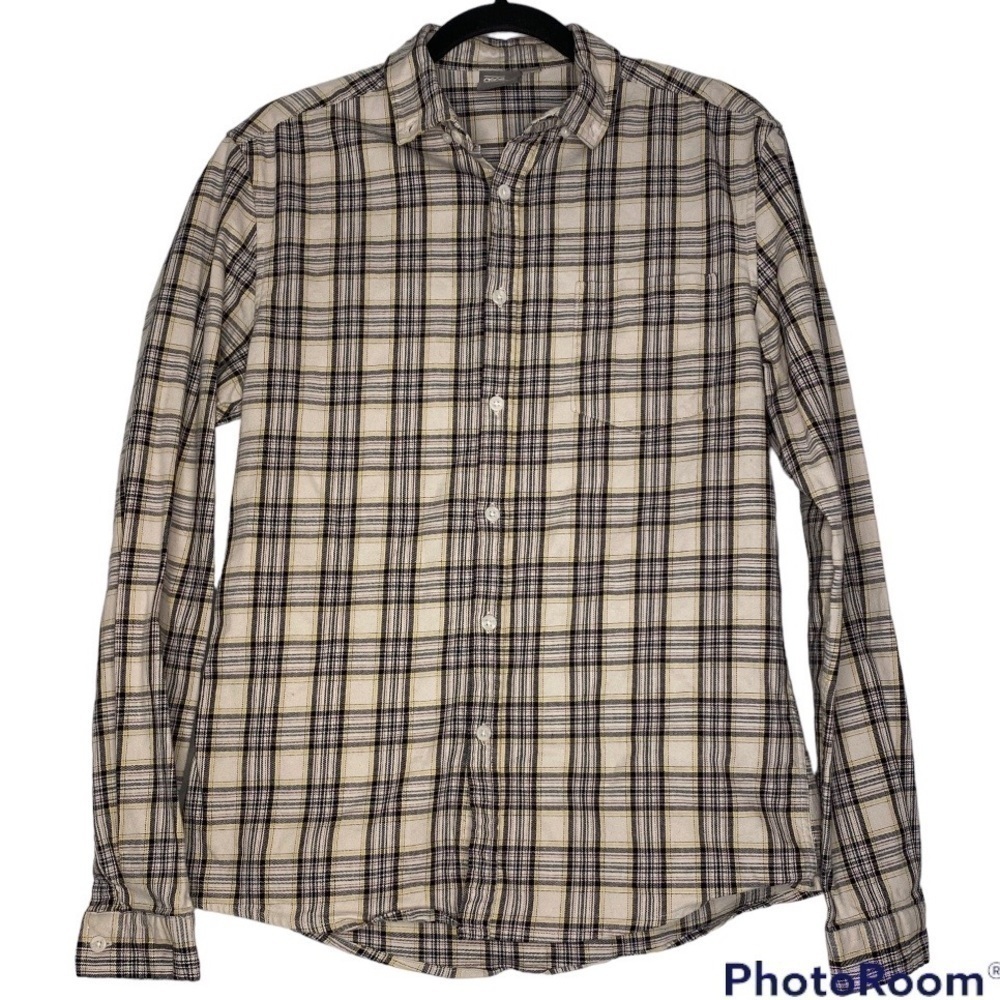 ASOS PLAID FLANNEL BUTTON DOWN‎ LONG SLEEVE SHIRT SIZE MEDIUM